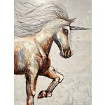 Oil Painting Galloping Horse