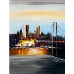 Oil Painting Golden Bridge