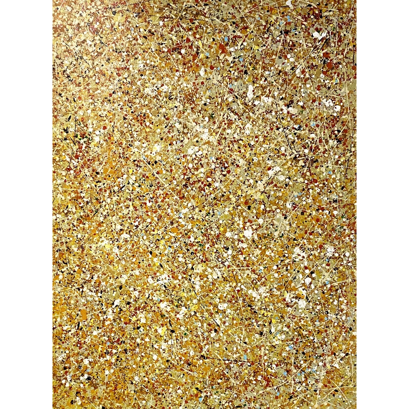 Oil Painting Yellow Spots Painting