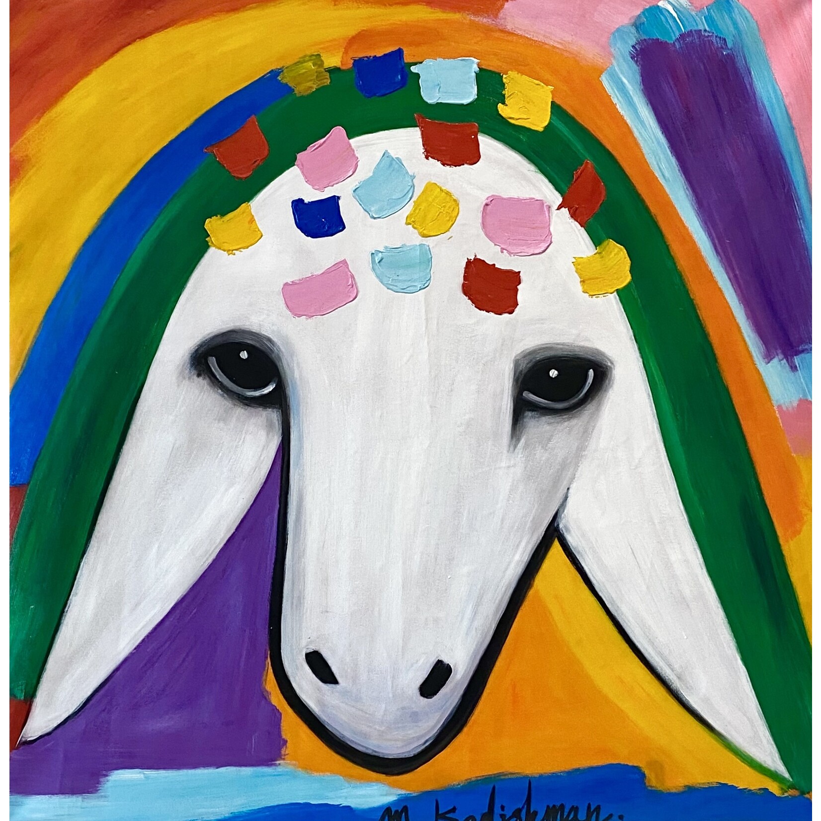 Oil Painting Abstract Animal Oil Painting