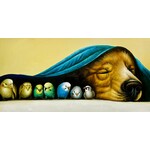 Oil Painting A Noon Nap