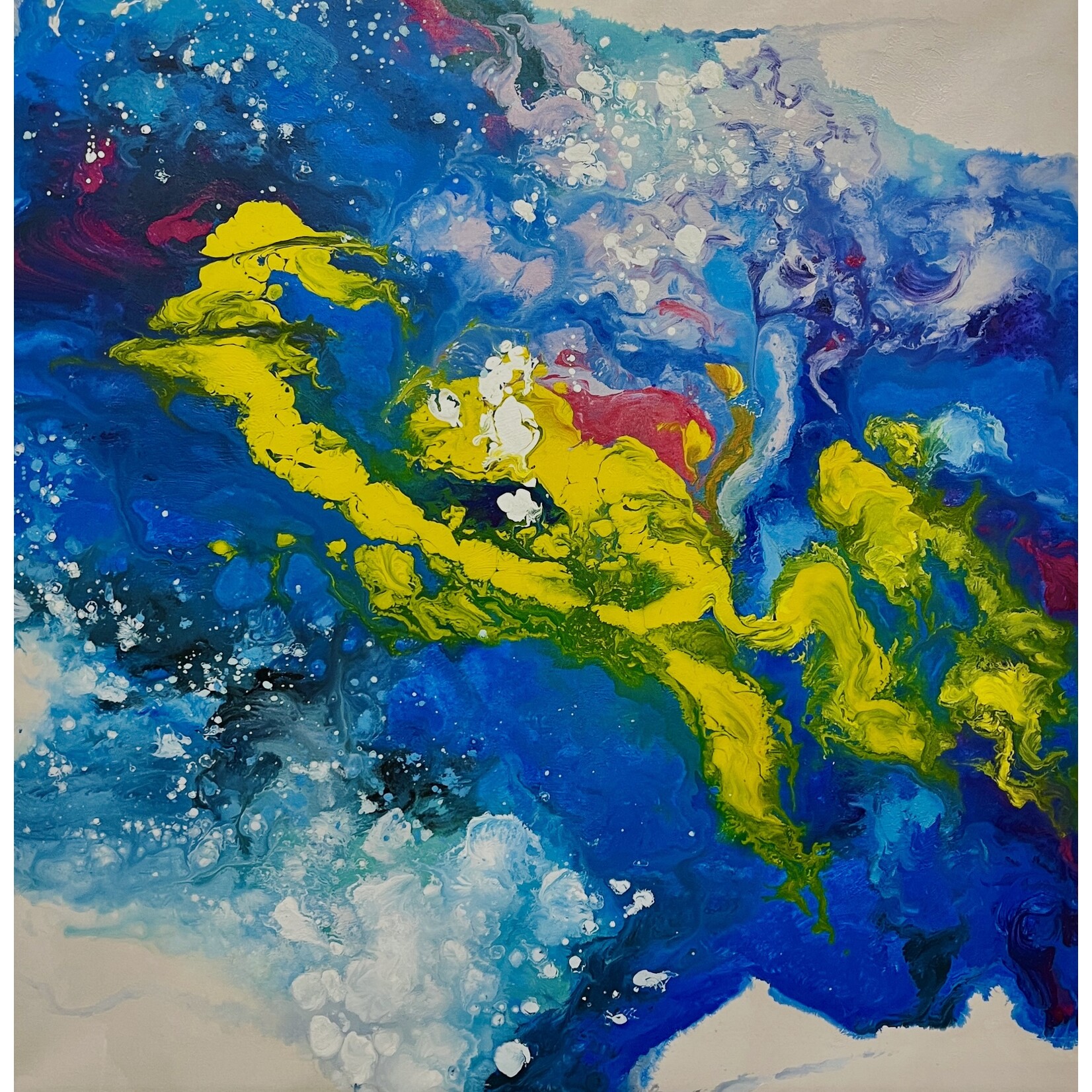 Oil Painting Abstract Ripples Ⅵ