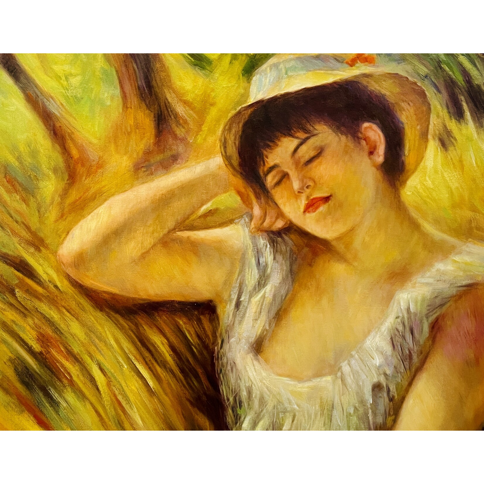 Oil Painting The Sleeper By Pierre