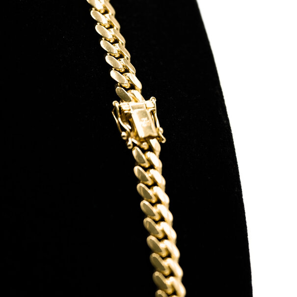 5.8 MM - Cadena Cuban Link - Oro Sólido 10K
