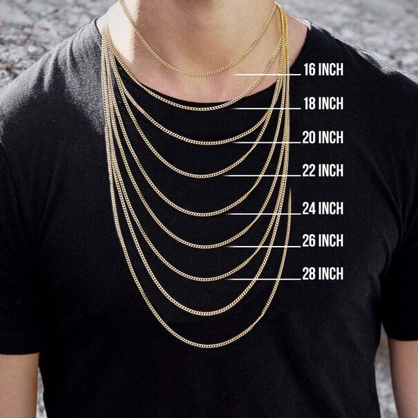 5.8 MM - Cadena Cuban Link - Oro Sólido 10K