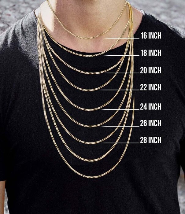 5.8 MM - Cuban Link Chain - Solid Gold 10K