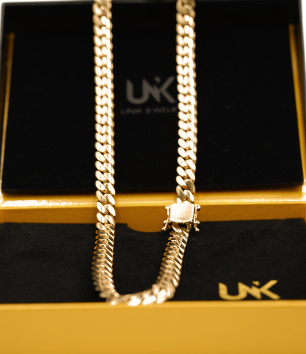 10 MM - Cuban Link Chain - 10K Solid Gold