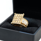 Anillo de diamantes  10k 5ct 12.1g s7