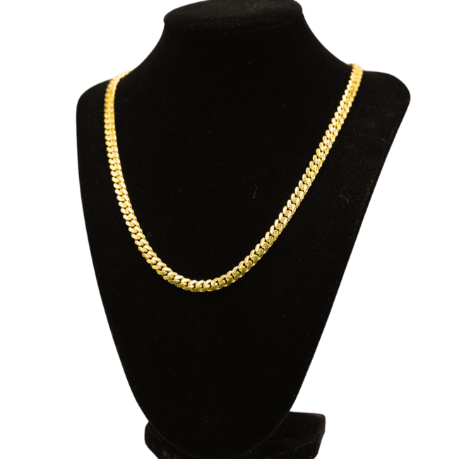 6MM - Cuban Link Chain- Solid Gold 10K