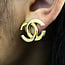 Coco Chanel Earrings -  Solid Gold 10K