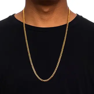 10 MM - Cuban Link Chain - 10K Solid Gold