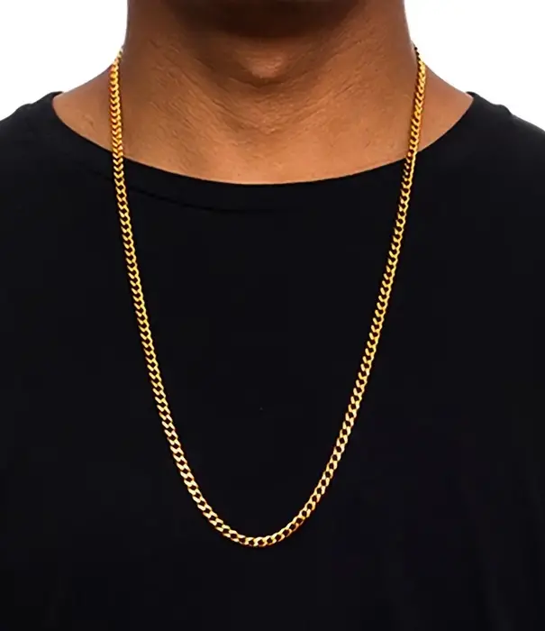 10 MM - Cuban Link Chain - 10K Solid Gold