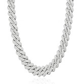 Cuban Link Diamonds - Moissanite - Silver 925