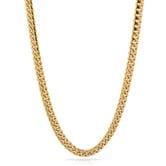 8 MM- Cuban Link Chain - SOLID GOLD 10K