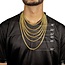 8 MM- Cuban Link Chain - SOLID GOLD 10K