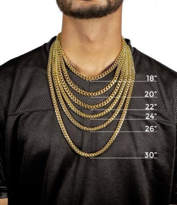 10 MM- Cuban Link Chain 10K - SOLID GOLD