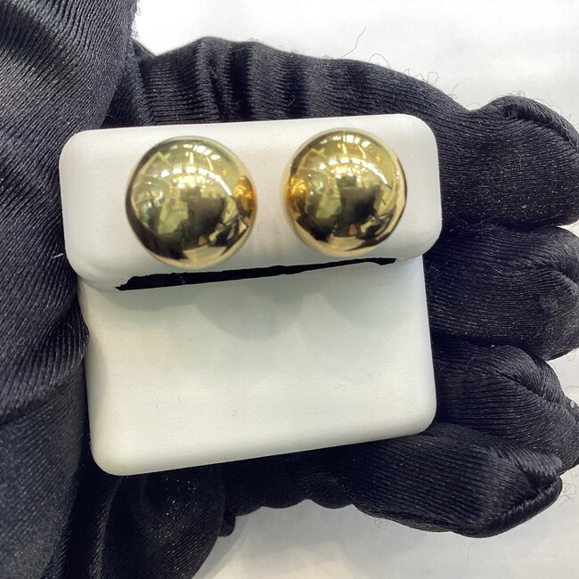 Ball-shaped earrings - Solid Gold 10K
