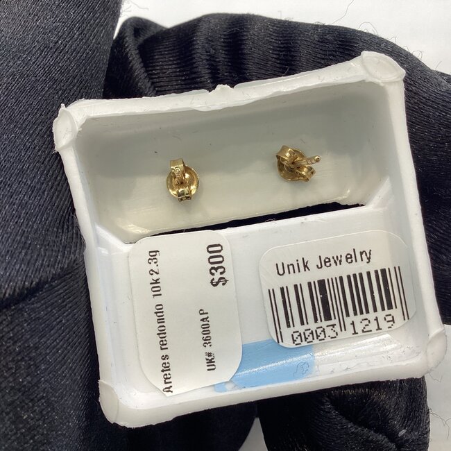 Ball-shaped earrings - Solid Gold 10K