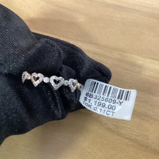 Anillo 10K - 0.11CT