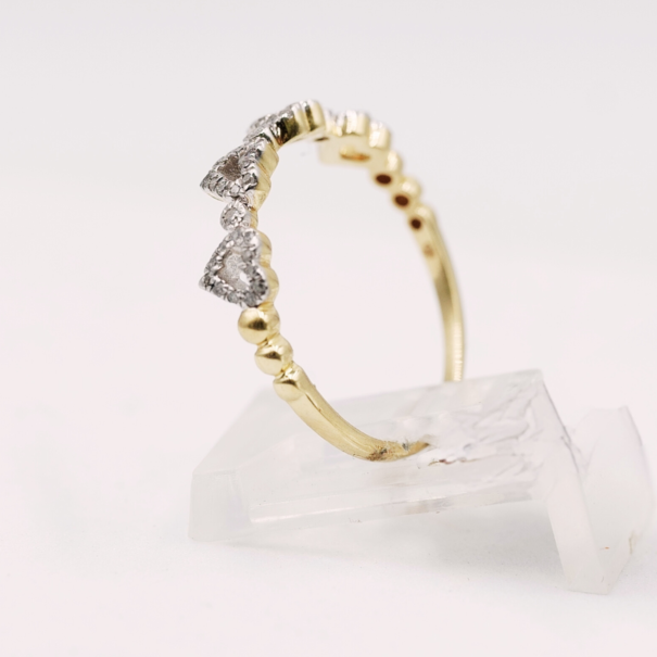 Anillo 10K - 0.11CT