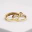 Engagement Rings - Duo Set  - Gold 14K - Diamonds