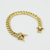 10 mm - Cuban Link Bracelet - 10K Solid Gold -  7.5¨ - 54.1g