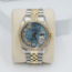 Rolex Oyster Perpetual Datejust - 36 MM - Dial Blue- Diamonds Bezel