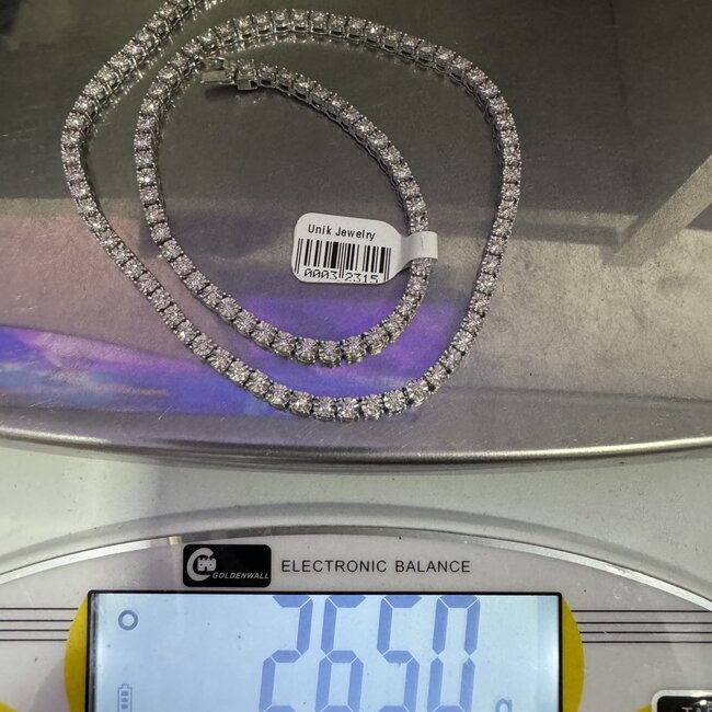 3.65 mm - Tennis Chain - 10K - 4.62 ctw - 18¨