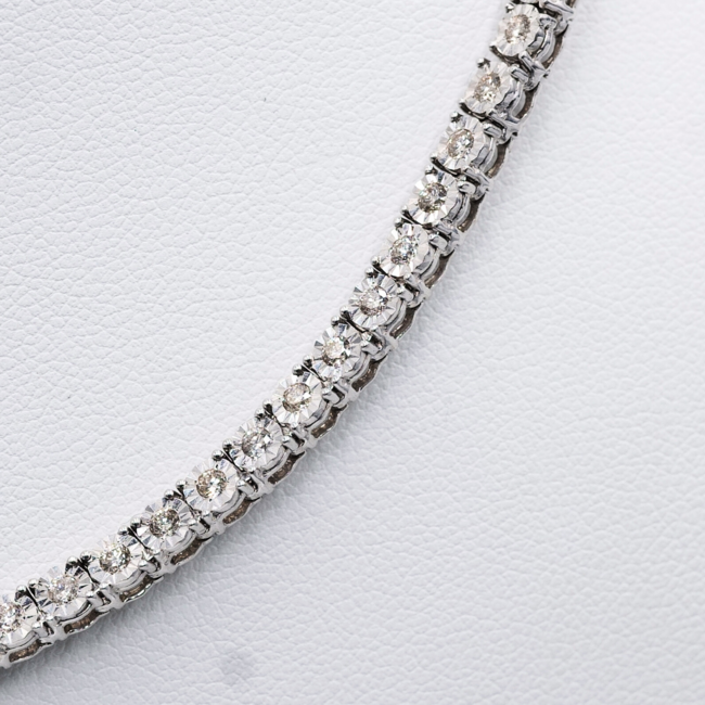 3.65 mm - Tennis Chain - 10K - 4.62 ctw - 18¨