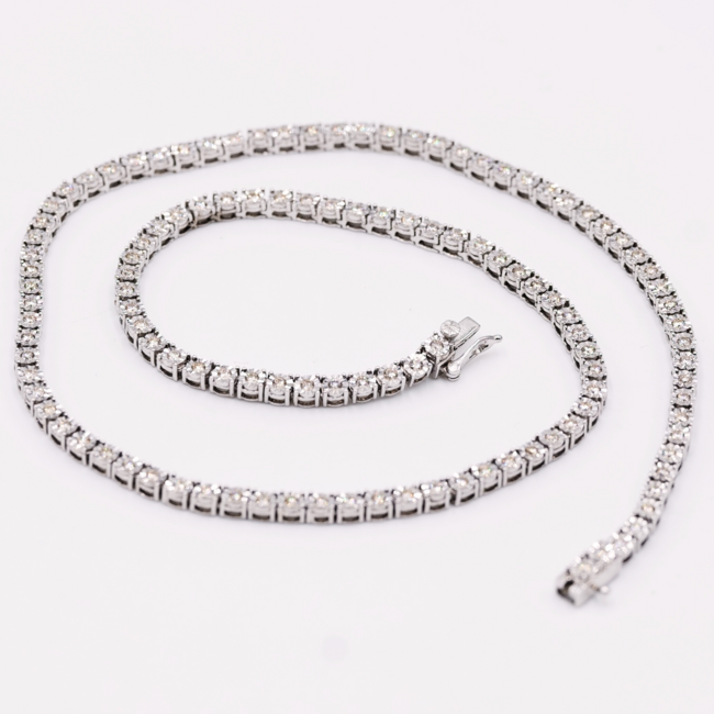 3.65 mm - Tennis Chain - 10K - 4.62 ctw - 18¨