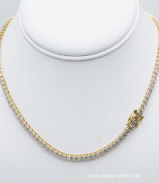 3.5 mm  - Tennis Chain - 10K Yellow Gold  - 16¨