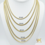 6MM - Cuban Link Chain- Solid Gold 10K