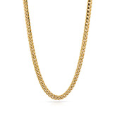 6 MM- Cuban Link Chain - 14K Gold Bonded