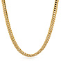 12 MM -  Cuban Link Chain - 14 Gold Bonded