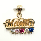 Pendant Mama  -  14K Solid Gold  -   2.4G