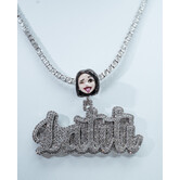 Dije  - Oro 10K con diamantes