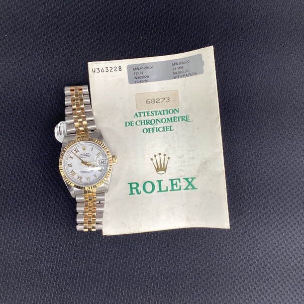 Rolex Datejust 68273 Bicolor 31 mm – Oro 18k y Acero | Automático Suizo