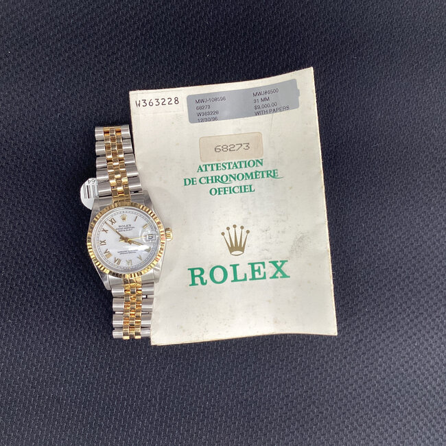 Rolex Datejust 68273 Bicolor 31 mm – Oro 18k y Acero | Automático Suizo