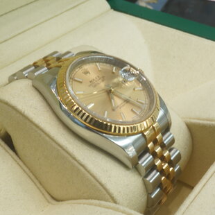Rolex Datejust 116233 | Reloj de Lujo Bicolor 36 mm en Oro y Acero | Original 2007