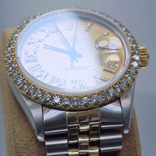 Rolex Datejust 16013 Vintage 36 mm – Bisel con Diamantes | Oro 18k y Acero | Año 1982