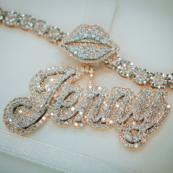 Custom Pendant  - Gold and Diamonds