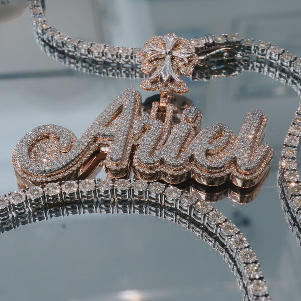 Custom Pendant - Gold and Diamonds