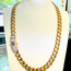 Monaco Chain 9MM – Solid 10K Gold – 17 Inches / 29.8 Grams | Unik Jewelry