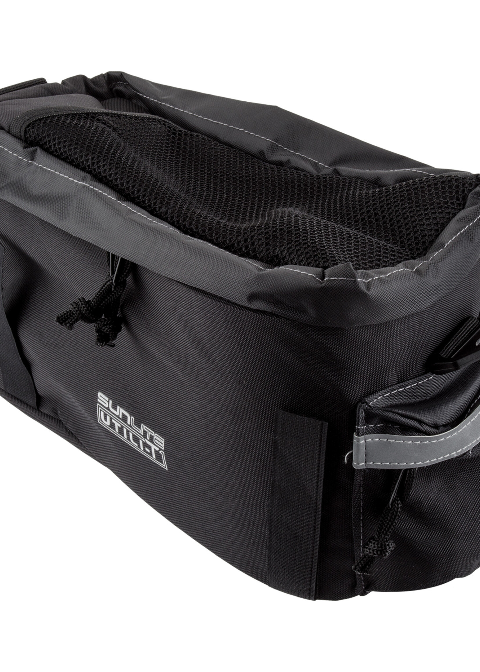 Sunlight BAG SUNLITE RACKBAG 1 UTILI-T BLACK For use with a rear rack