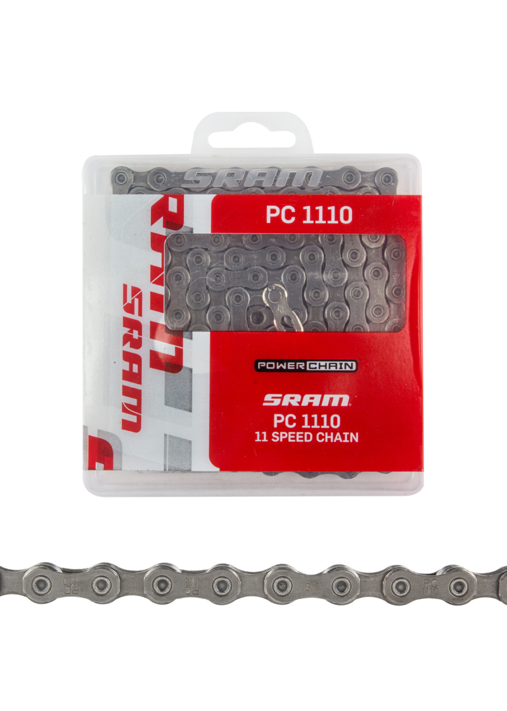 SRAM CHAIN SRAM PC1110 11 speed / 7, 8, 9, 10 speed GREY 114L