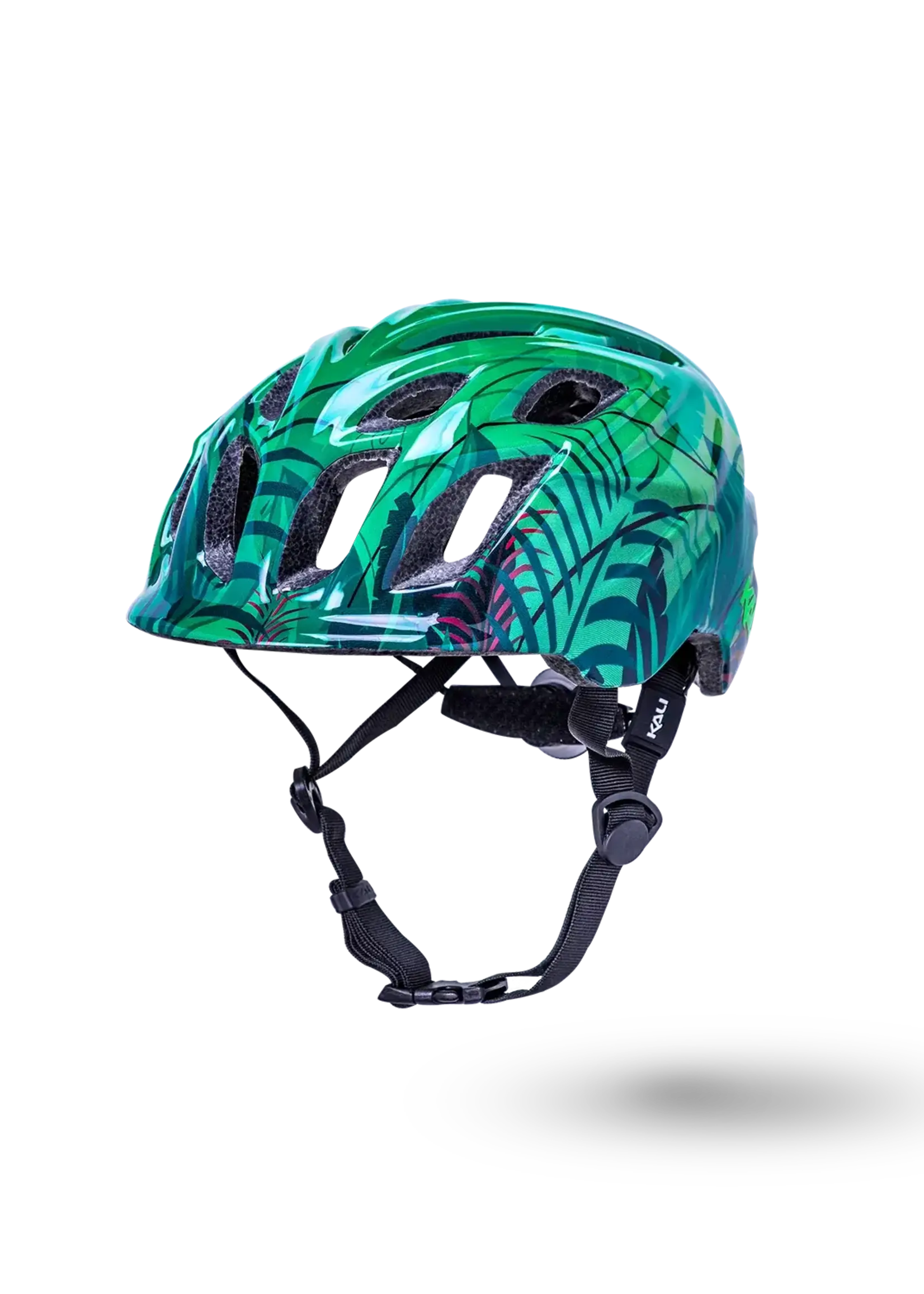 kali Kali Chakra Child Lighted Jungle Gloss Green XS helmet