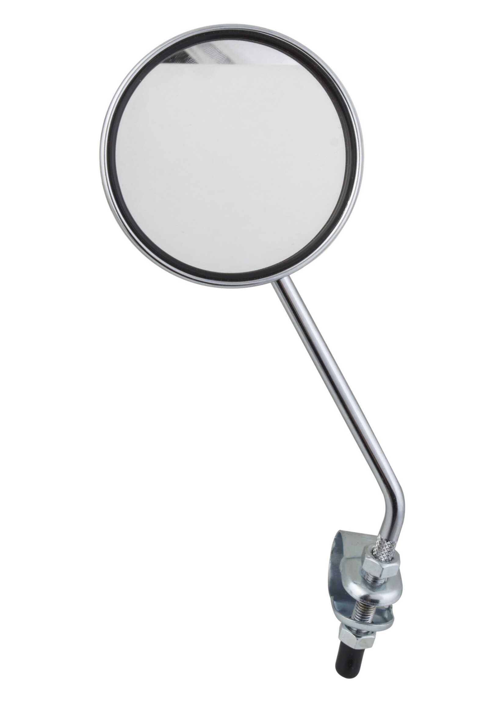 Sunlight MIRROR SUNLITE ROUND 3in CHROME PLATED w/YELLOW REFLECTOR
