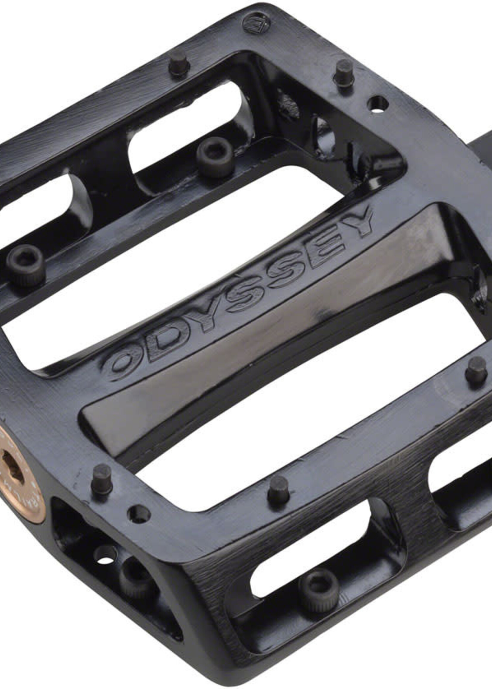 odyssey Odyssey Trailmix Pedals - Platform, Aluminum, 9/16", Black