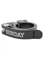 sunday Sunday Quick Release Clamp (Black) - 28.6mm Black seat post clamp