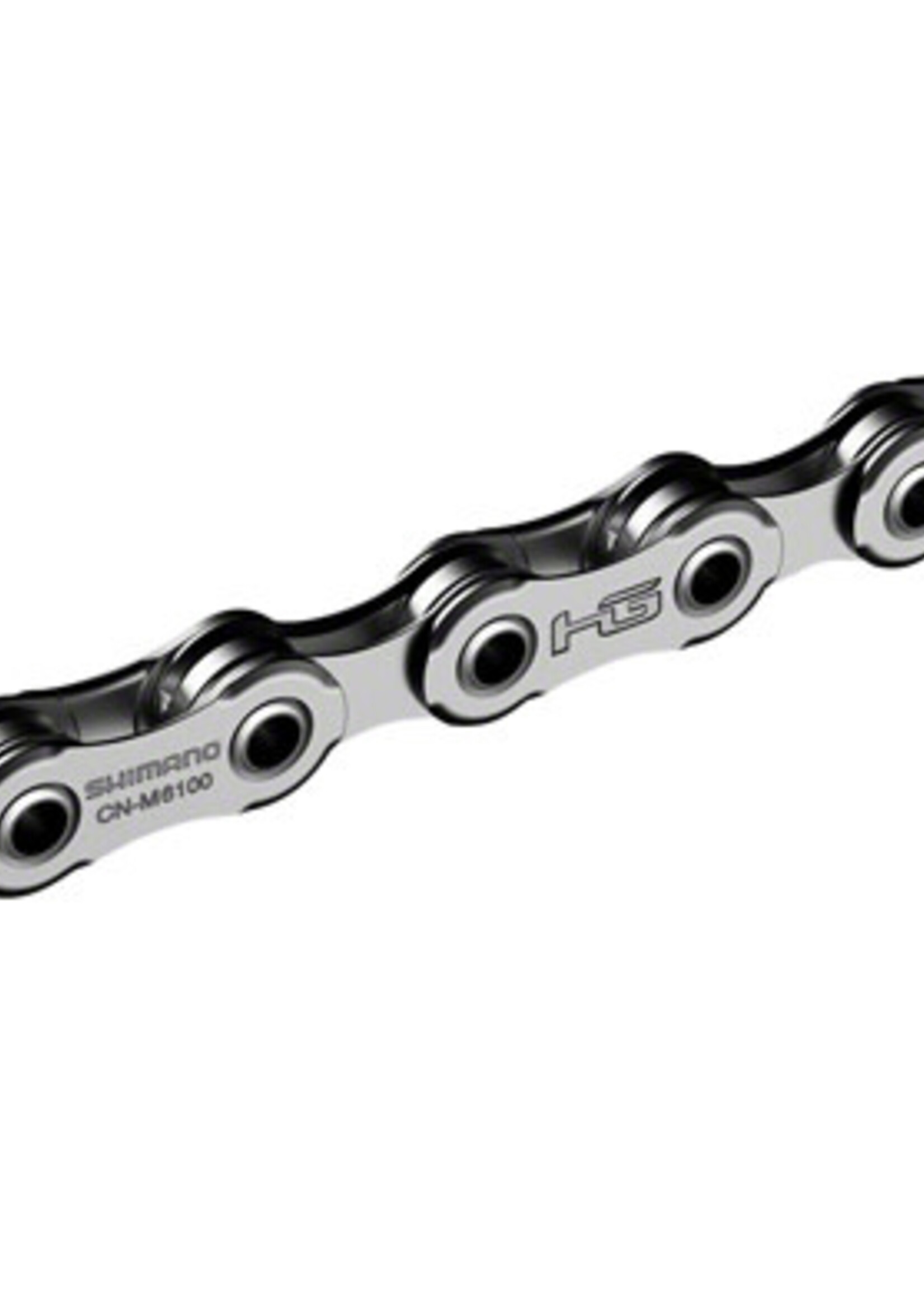 shimano Shimano Deore CN-M6100 Chain - 12-Speed, 126 Links, Silver, Hyperglide
